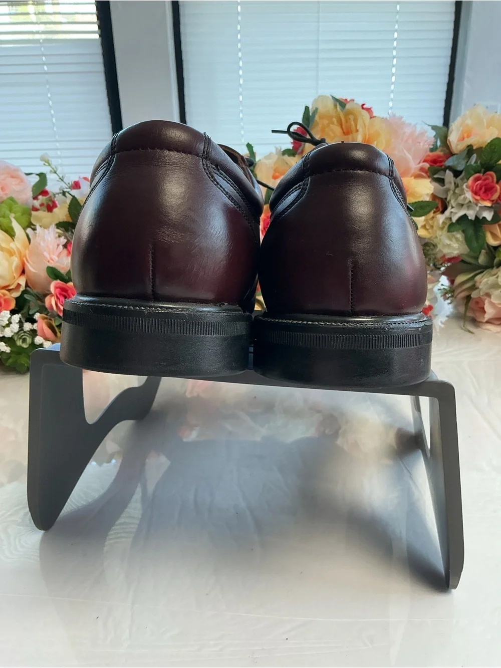 Florsheim Noble 17080 Burgundy Leather Comfortech Oxford Dress Shoes 13W